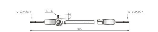 GENERAL RICAMBI IN4001 Steering Gear
