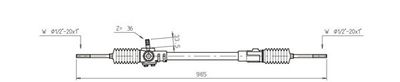 Steering Gear GENERAL RICAMBI IN4001