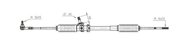 GENERAL RICAMBI WW4007 Steering Gear