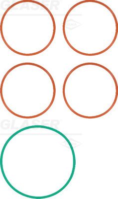 Gasket Set, intake manifold GLASER M37089-00