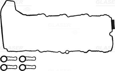 Gasket Set, cylinder head cover GLASER V38120-00