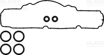 Gasket Set, cylinder head cover GLASER V38516-00