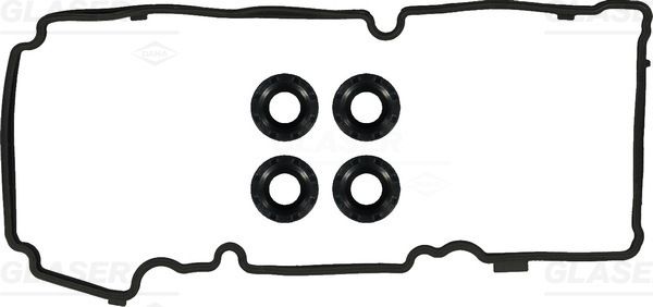 GLASER V90072-00 Gasket Set, cylinder head cover