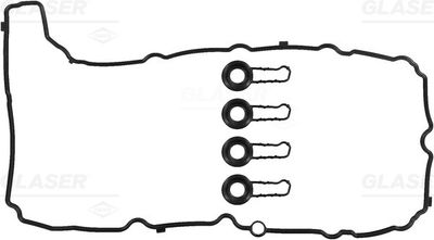 Gasket Set, cylinder head cover GLASER V90313-01