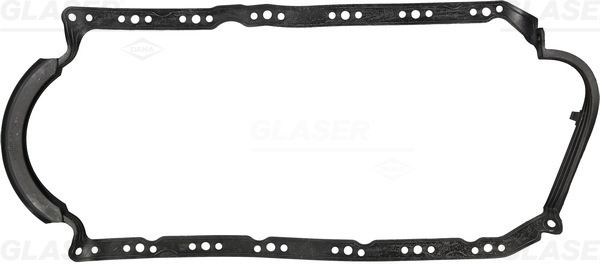 GLASER X54078-01 Gasket, oil sump