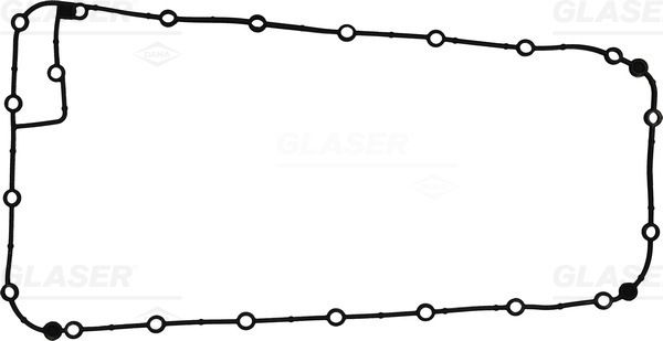 GLASER X54472-01 Gasket, oil sump
