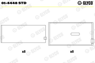 Connecting Rod Bearing GLYCO 01-4448 STD