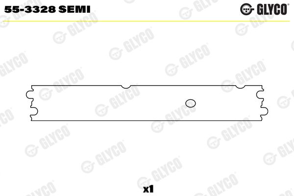 GLYCO 55-3328 SEMI Small End Bushes, connecting rod
