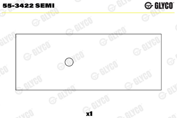 GLYCO 55-3422 SEMI Small End Bushes, connecting rod