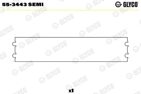 GLYCO 55-3443 SEMI Small End Bushes, connecting rod