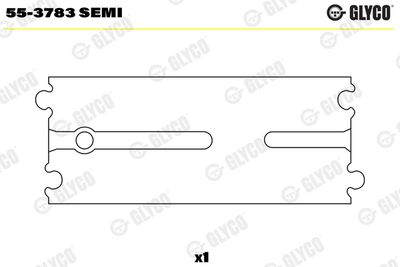Small End Bushes, connecting rod GLYCO 55-3783 SEMI