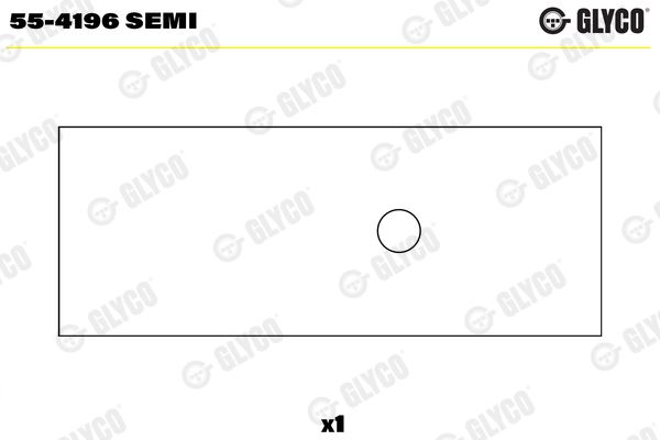 GLYCO 55-4196 SEMI Small End Bushes, connecting rod