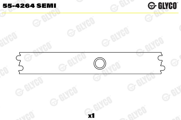 GLYCO 55-4264 SEMI Small End Bushes, connecting rod