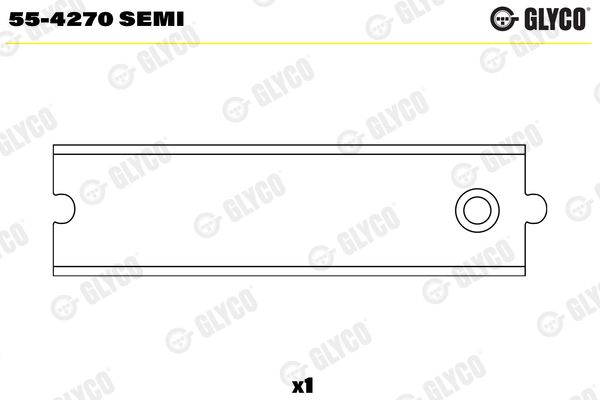 GLYCO 55-4270 SEMI Small End Bushes, connecting rod