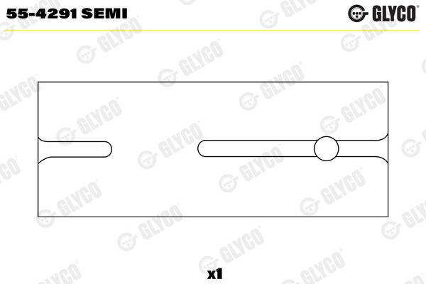 GLYCO 55-4291 SEMI Small End Bushes, connecting rod