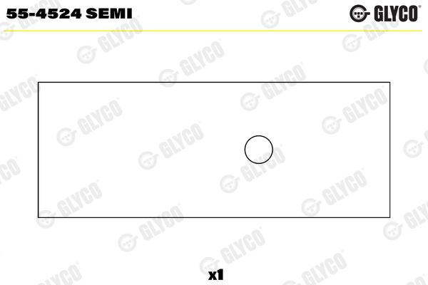 GLYCO 55-4524 SEMI Small End Bushes, connecting rod