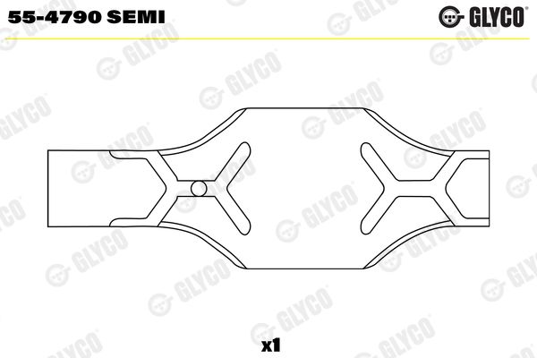 GLYCO 55-4790 SEMI Small End Bushes, connecting rod
