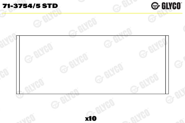 GLYCO 71-3754/5 STD Connecting Rod Bearing