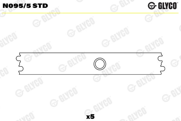 GLYCO N095/5 STD Camshaft Bearing