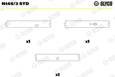 Camshaft Bearing GLYCO N145/3 STD