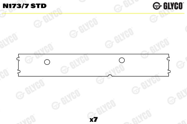 GLYCO N173/7 STD Camshaft Bearing