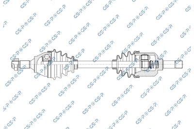 Drive Shaft GSP 245003