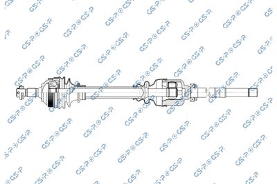Drive Shaft GSP 245153