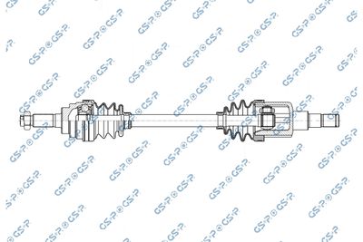 Drive Shaft GSP 257128