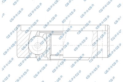 Joint, propshaft GSP 605143