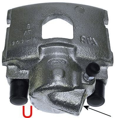 HELLA PAGID 8AC 355 386-981 Brake Caliper