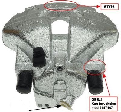 Brake Caliper HELLA PAGID 8AC 355 391-531