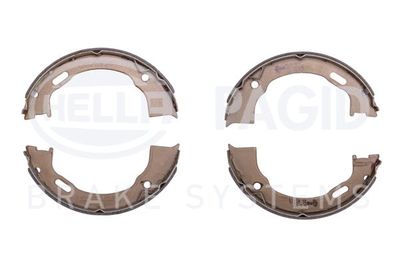 Brake Shoe Set, parking brake HELLA PAGID 8DA 355 050-161
