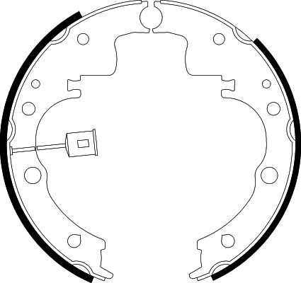 HELLA PAGID 8DB 355 001-971 Brake Shoe Set