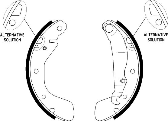HELLA PAGID 8DB 355 002-471 Brake Shoe Set