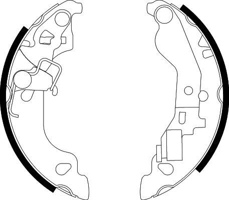 HELLA PAGID 8DB 355 002-571 Brake Shoe Set