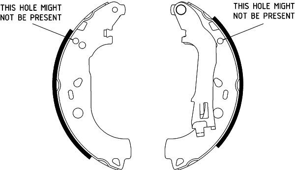 HELLA PAGID 8DB 355 002-781 Brake Shoe Set