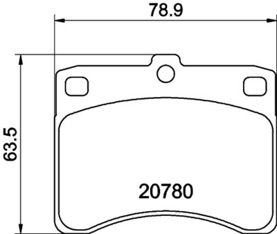 Brake Pad Set, disc brake HELLA PAGID 8DB 355 005-671