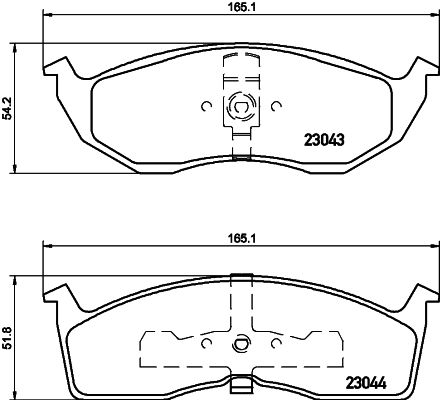HELLA PAGID 8DB 355 007-941 Brake Pad Set, disc brake