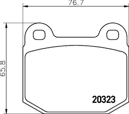 HELLA PAGID 8DB 355 009-061 Brake Pad Set, disc brake