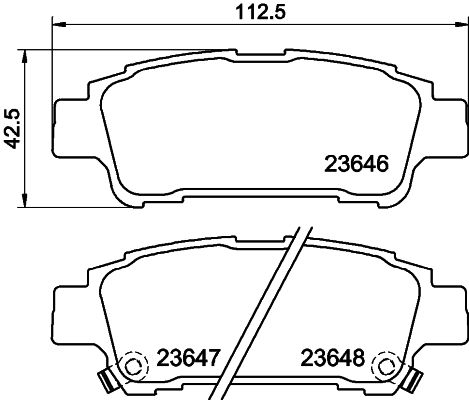 HELLA PAGID 8DB 355 010-311 Brake Pad Set, disc brake