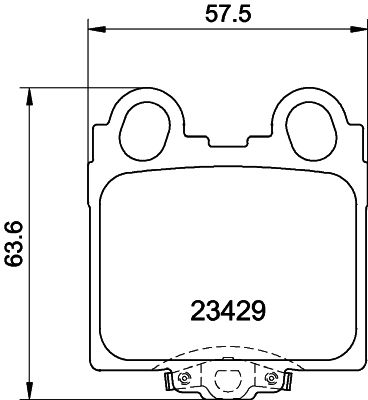HELLA PAGID 8DB 355 011-591 Brake Pad Set, disc brake