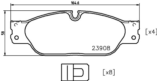 HELLA PAGID 8DB 355 012-251 Brake Pad Set, disc brake