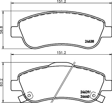 HELLA PAGID 8DB 355 013-611 Brake Pad Set, disc brake