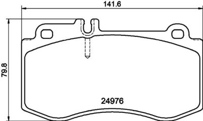 Brake Pad Set, disc brake HELLA PAGID 8DB 355 014-821