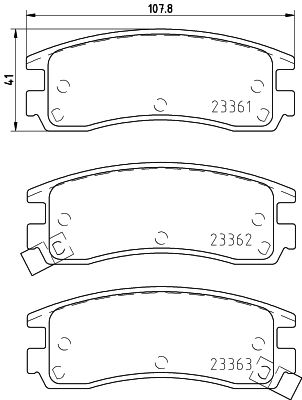 HELLA PAGID 8DB 355 016-961 Brake Pad Set, disc brake