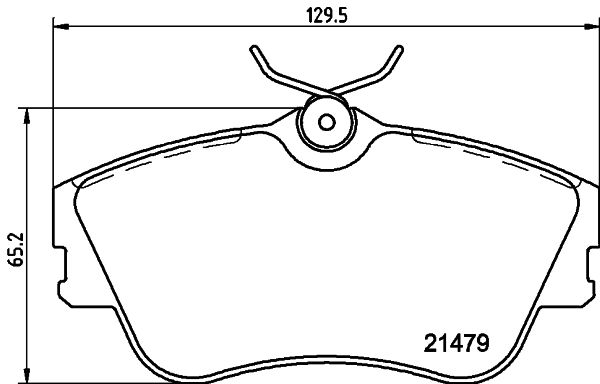 HELLA PAGID 8DB 355 018-071 Brake Pad Set, disc brake