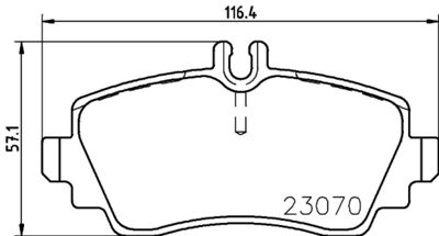 Brake Pad Set, disc brake HELLA PAGID 8DB 355 018-281