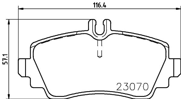 HELLA PAGID 8DB 355 018-311 Brake Pad Set, disc brake