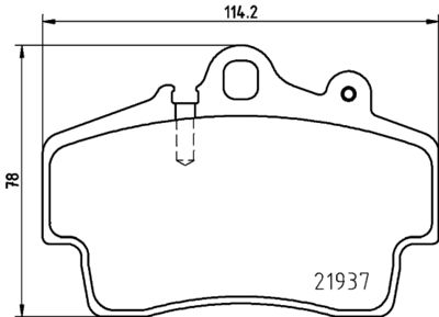 Brake Pad Set, disc brake HELLA PAGID 8DB 355 018-471