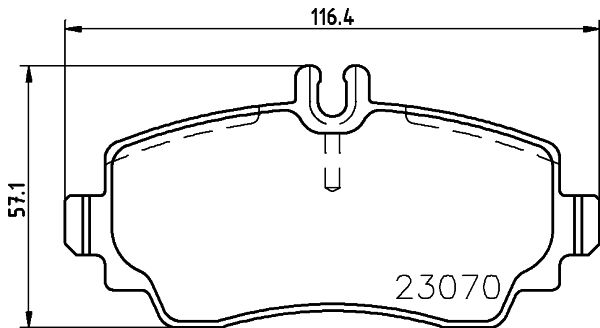 HELLA PAGID 8DB 355 018-881 Brake Pad Set, disc brake